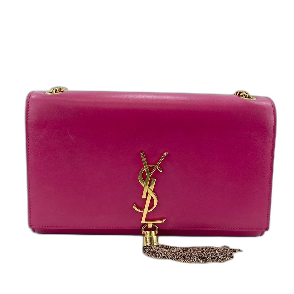 YVES SAINT LAURENT Kate Tassel Shoulder Bag Pink